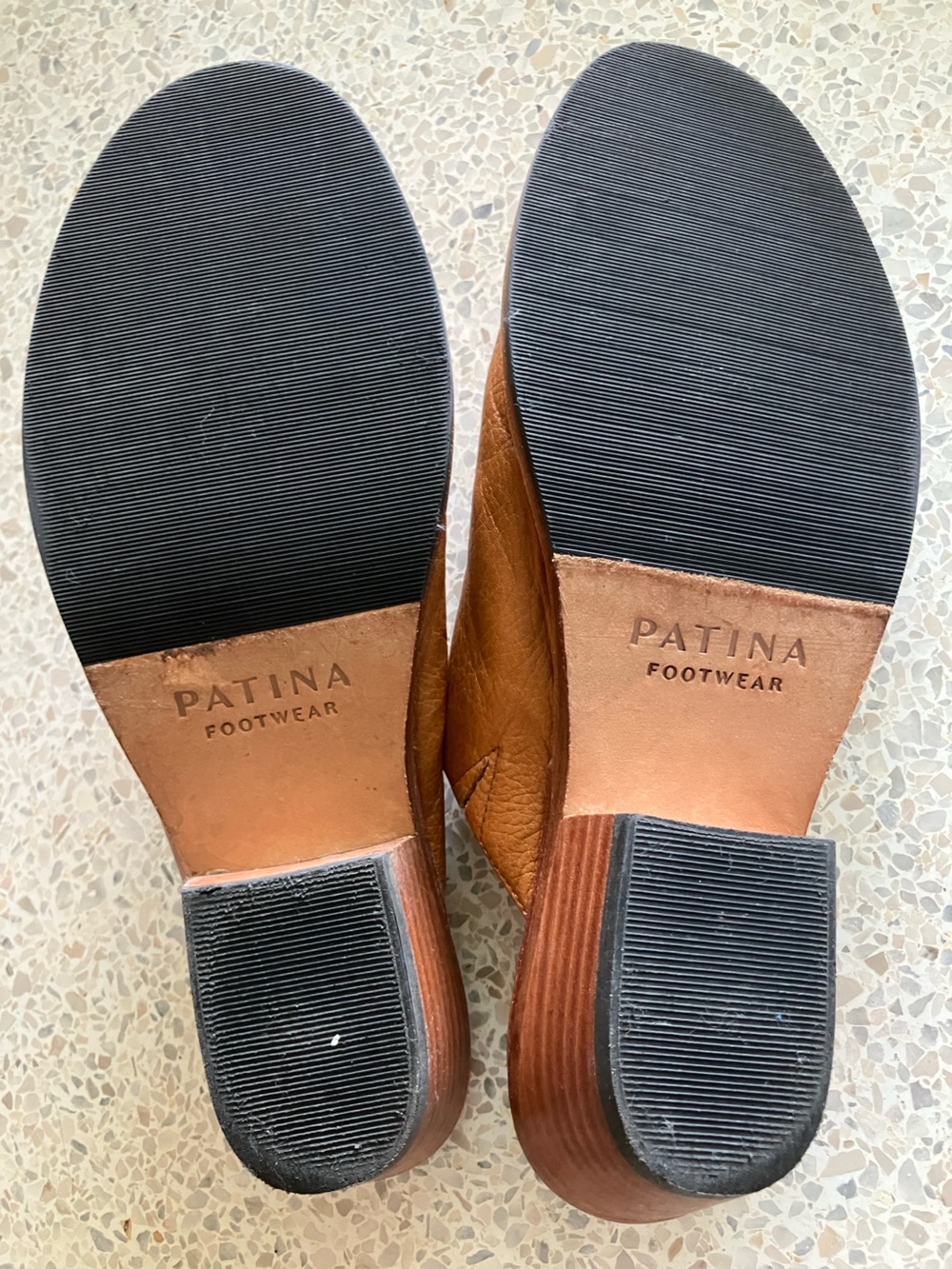 Patina/Portland Leather Tan Mules, Women’s size 9 - Picture 7 of 8